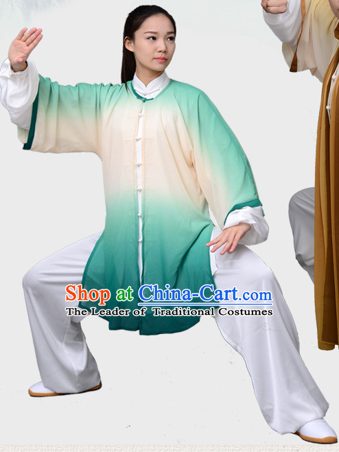 Top Tai Chi Uniforms Kung Fu Costume Martial Arts Kung Fu Training Uniform Gongfu Shaolin Wushu Clothing for Men Women Adults Children