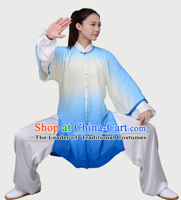 Top Tai Chi Uniforms Kung Fu Costume Martial Arts Kung Fu Training Uniform Gongfu Shaolin Wushu Clothing for Men Women Adults Children