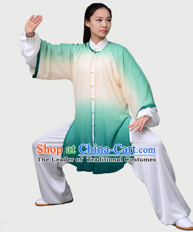 Top Tai Chi Uniforms Kung Fu Costume Martial Arts Kung Fu Training Uniform Gongfu Shaolin Wushu Clothing for Men Women Adults Children