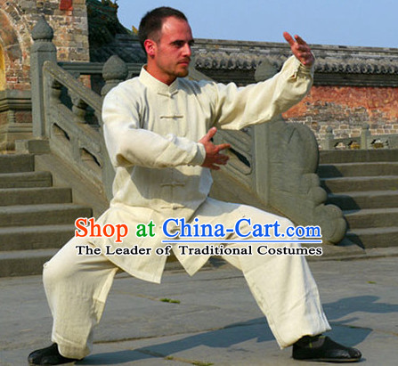 White Wudang Uniform Taoist Uniform Kungfu Kung Fu Clothing Clothes Pants Shirt Supplies Wu Gong Outfits