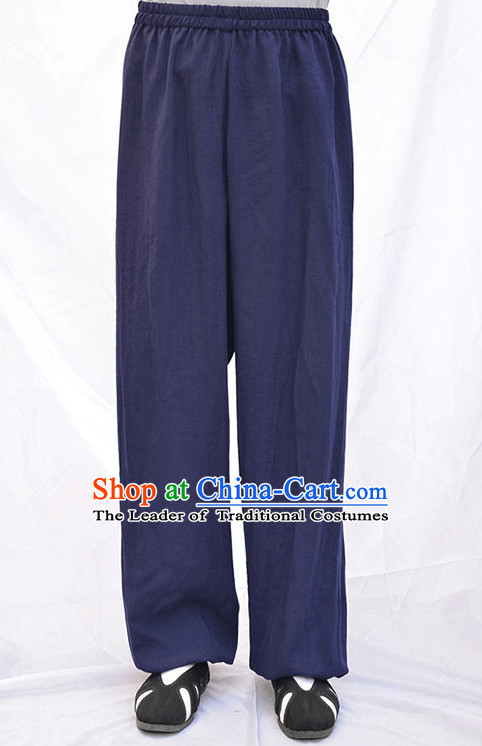 Wudang Uniform Taoist Uniform Kungfu Kung Fu Clothing Clothes Pants Shirt Supplies Wu Gong Outfits Flax Pants