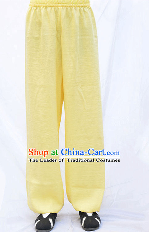 Wudang Uniform Taoist Uniform Kungfu Kung Fu Clothing Clothes Pants Shirt Supplies Wu Gong Outfits Flax Pants