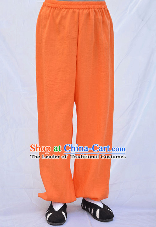 Wudang Uniform Taoist Uniform Kungfu Kung Fu Clothing Clothes Pants Shirt Supplies Wu Gong Outfits Flax Pants