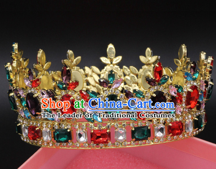 Traditional Chinese Style Princess Empress Queen Brides Wedding Headpieces Hair Fascinators Jewelry Decorations Hairpins Phoenix Crown Coronet