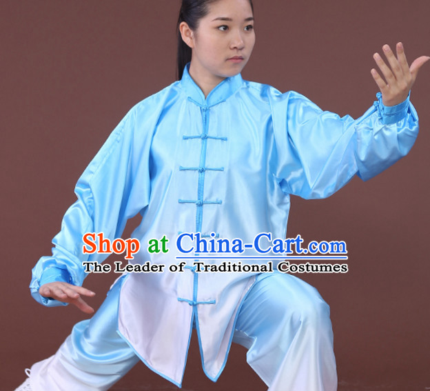 Top Tai Chi Uniforms Kung Fu Costume Martial Arts Kung Fu Training Uniform Gongfu Shaolin Wushu Clothing for Men Women Adults Children