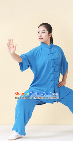 Top Tai Chi Uniforms Kung Fu Costume Martial Arts Kung Fu Training Uniform Gongfu Shaolin Wushu Clothing for Men Women Adults Children