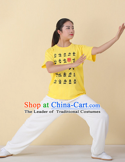 Top Tai Chi Uniforms Kung Fu Costume Martial Arts Kung Fu Training Uniform Gongfu Shaolin Wushu Clothing for Men Women Adults Children