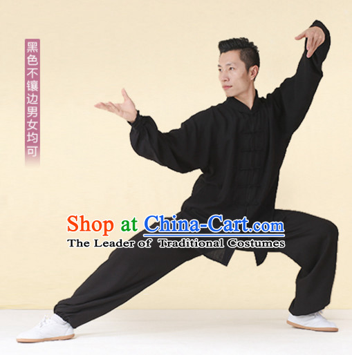 Top Tai Chi Uniforms Kung Fu Costume Martial Arts Kung Fu Training Uniform Gongfu Shaolin Wushu Clothing for Men Women Adults Children