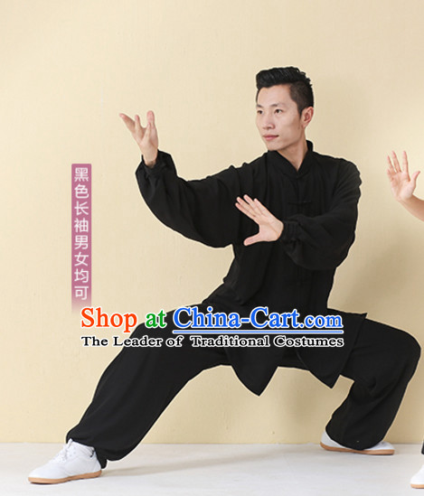 Top Tai Chi Uniforms Kung Fu Costume Martial Arts Kung Fu Training Uniform Gongfu Shaolin Wushu Clothing for Men Women Adults Children