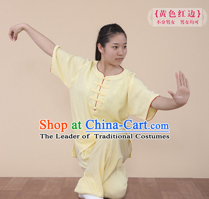 Top Tai Chi Uniforms Kung Fu Costume Martial Arts Kung Fu Training Uniform Gongfu Shaolin Wushu Clothing for Men Women Adults Children