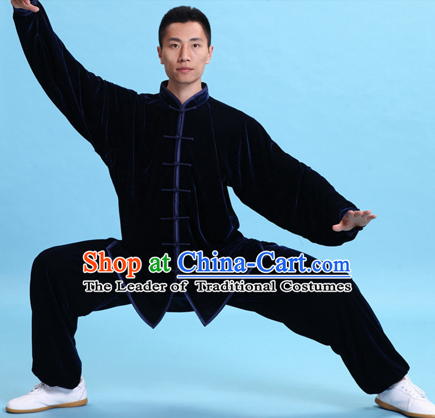 Top Tai Chi Uniforms Kung Fu Costume Martial Arts Kung Fu Training Uniform Gongfu Shaolin Wushu Clothing for Men Women Adults Children