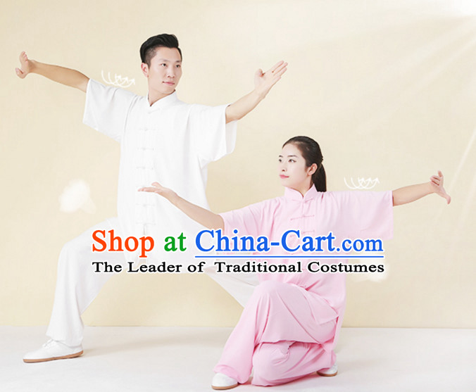 Top Tai Chi Uniforms Kung Fu Costume Martial Arts Kung Fu Training Uniform Gongfu Shaolin Wushu Clothing for Men Women Adults Children