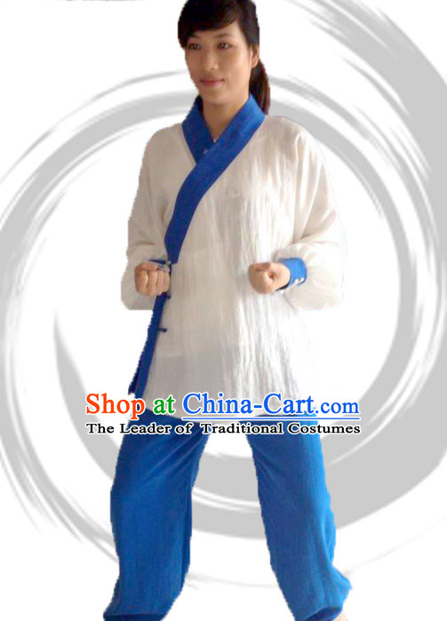 Top Tai Chi Uniforms Taoist Uniform for Men Women Adults Kids