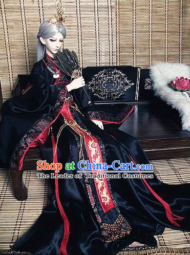 Ancient Chinese Prince Hanfu Costumes for Men Boys Adults Kids