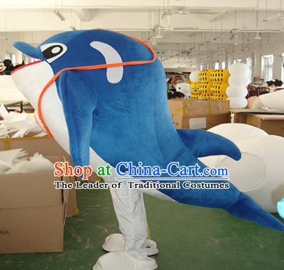 Mascot Uniforms Mascot Outfits Customized Walking Mascot Costumes Dolphin Mascots Costume