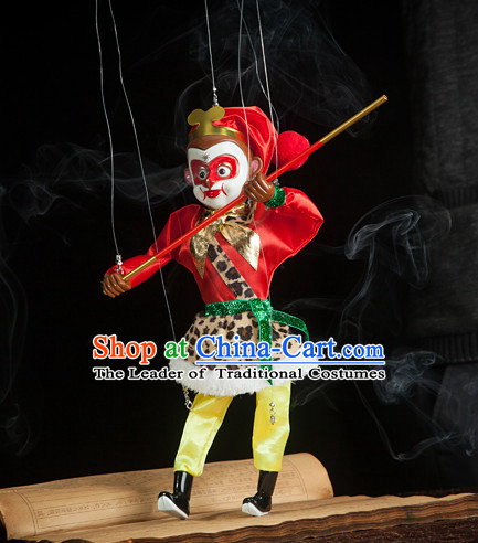 Top Sun Wukong Monkey King Hands Traditional String Puppet