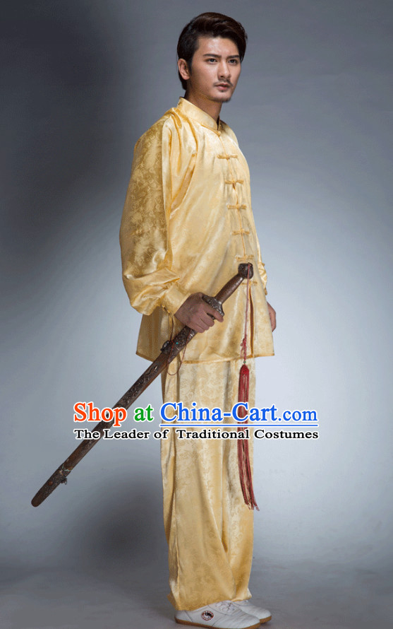 Top Kung Fu Competition Suits Kung Fu Gi Tai Chi Apparel Oriental Dress Wing Chun Apparel Taiji Uniform Outfit for Men Women Children Adults