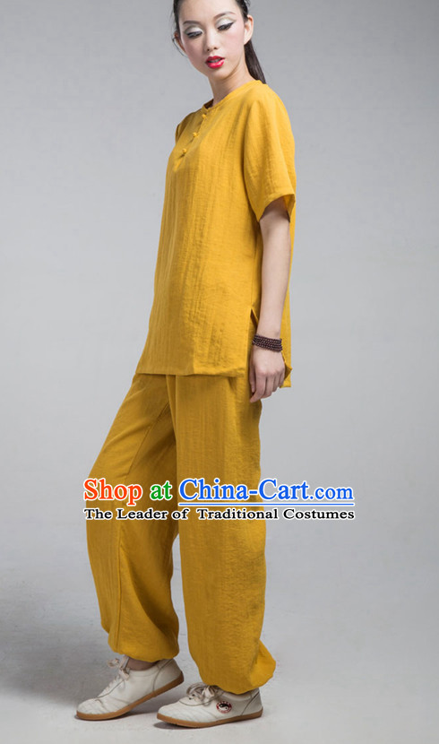 Top Kung Fu Competition Suits Kung Fu Gi Tai Chi Apparel Oriental Dress Wing Chun Apparel Taiji Uniform Outfit for Men Women Children Adults