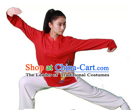 Chinese Traditional Kung Fu Practice and Competition Costume Wing Chun Apparel Taiji Tai Chi Uniform for Adults Children Women Girls