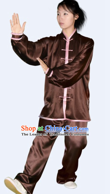 Chinese Traditional Kung Fu Martial Arts Practice and Competition Costume Wing Chun Apparel Taiji Tai Chi Uniform for Adults Children Women Girls