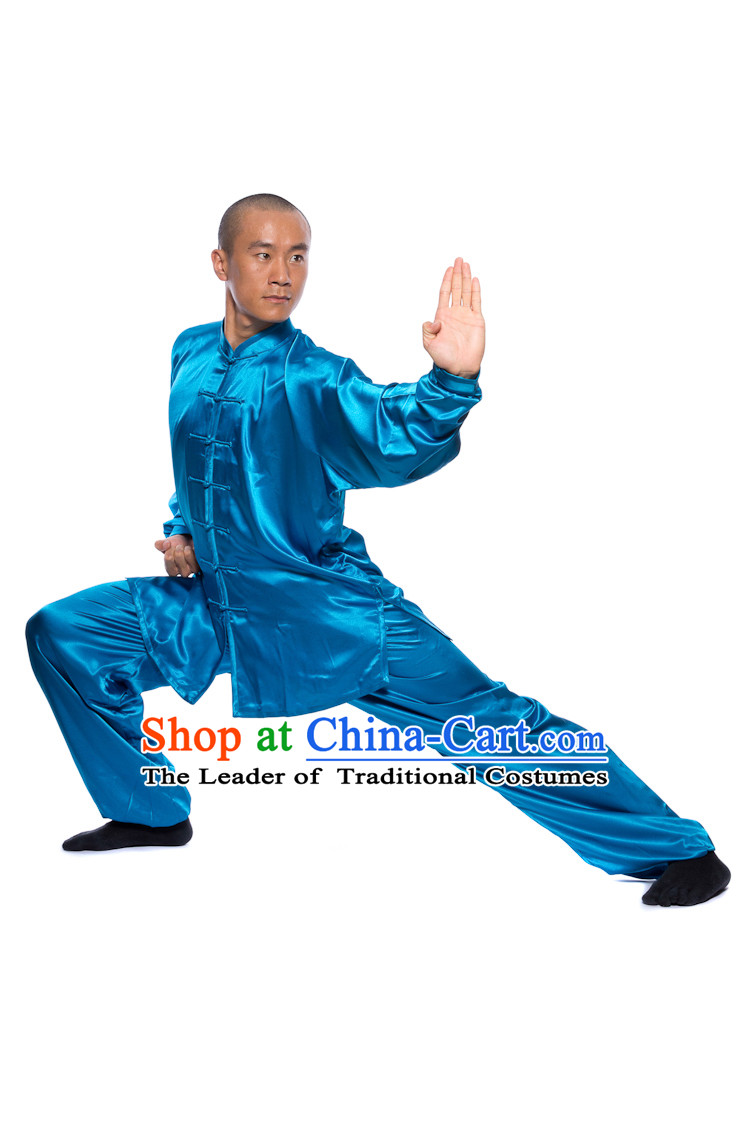 Chinese Traditional Kung Fu Martial Arts Practice and Competition Costume Wing Chun Apparel Taiji Tai Chi Uniform for Adults Children Men Women Boys Girls