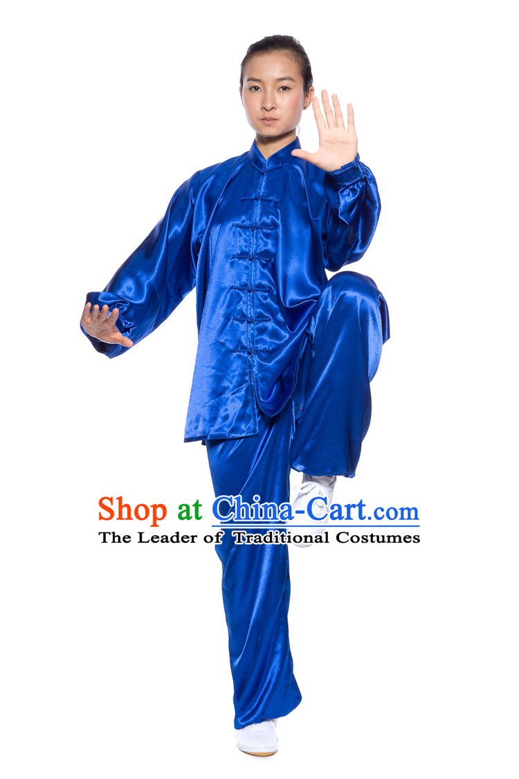 Chinese Traditional Kung Fu Martial Arts Practice and Competition Costume Wing Chun Apparel Taiji Tai Chi Uniform for Adults Children Men Women Boys Girls