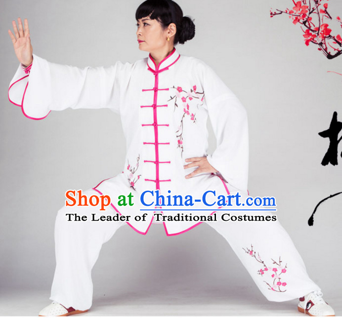 Chinese Asian Mandarin Kung Fu Martial Arts Practice and Competition Costume Wing Chun Apparel Taiji Tai Chi Uniform for Adults Children Men Women Boys Girls