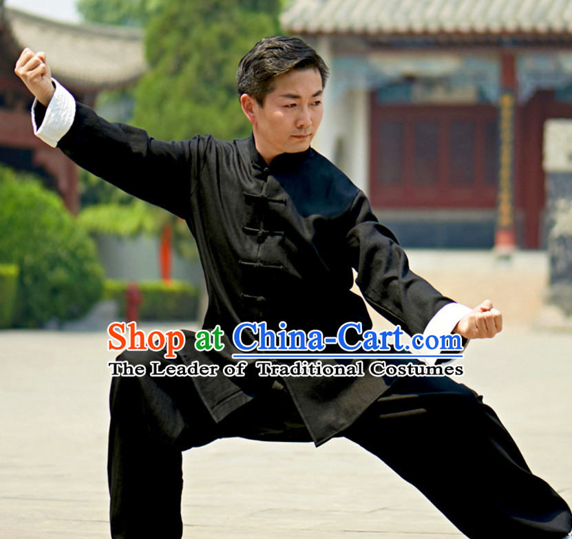 Chinese Asian Mandarin Kung Fu Martial Arts Practice and Competition Costume Wing Chun Apparel Taiji Tai Chi Uniform for Adults Children Men Women Boys Girls