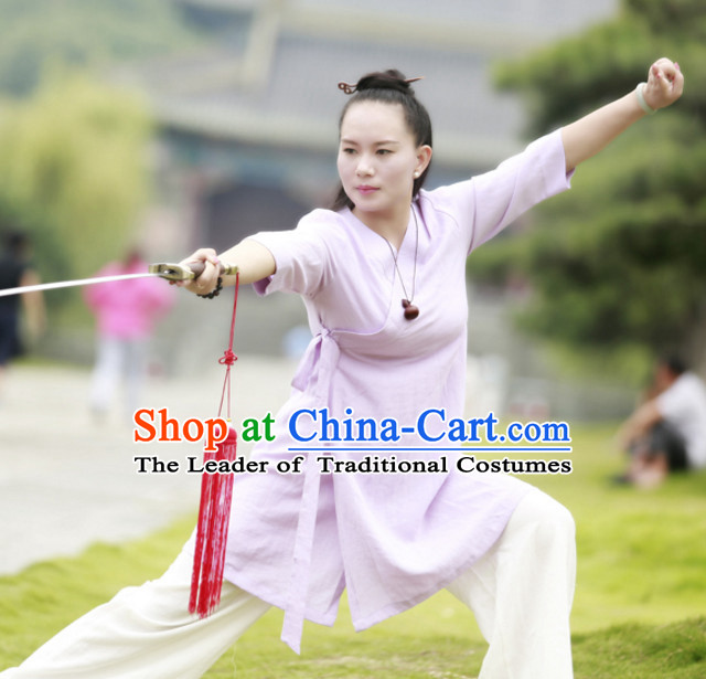 Top Wudang Tai Ji Master Taoist Uniform Taiji Tai Chi Uniforms for Adults Children Men Women Boys Girls