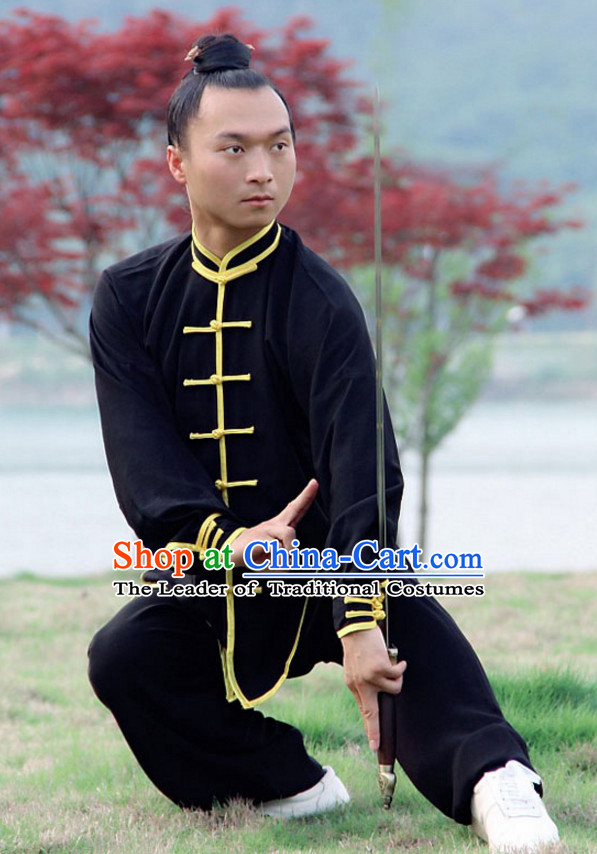 Top Wudang Tai Ji Master Taoist Uniform Taiji Tai Chi Uniforms for Adults Children Men Women Boys Girls