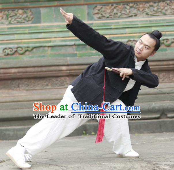 Top Wudang Tai Ji Master Taoist Pants Uniform Taiji Tai Chi Uniforms for Adults Children Men Women Boys Girls