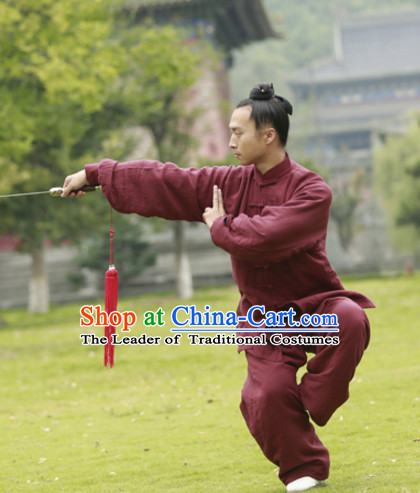 Top Wudang Tai Ji Master Taoist Uniform Taiji Tai Chi Uniforms for Adults Children Men Women Boys Girls