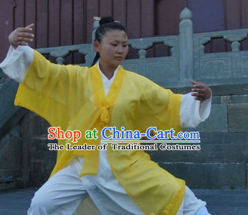 Chinese Folk Taoist Clothes for Men Women Adults Kids Children