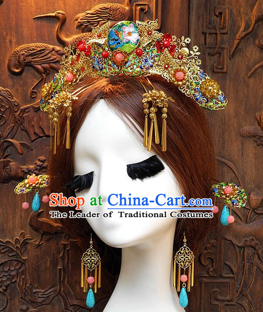 Ancient Chinese Hair Style Accessories Hair Sticks Clips Hair Pin Hair Pieces Combs Ancient Chinese Chopsticks Asian Wedding Bridal Hair Ornaments