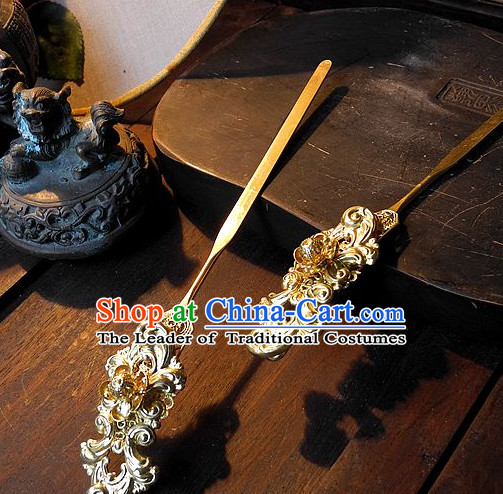 Ancient Chinese Hair Style Accessories Hair Sticks Clips Hair Pin Hair Pieces Combs Ancient Chinese Chopsticks Asian Wedding Bridal Hair Ornaments