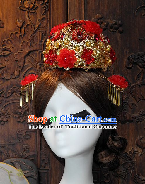 Ancient Chinese Empress Princess Queen Hair Style Accessories Hair Sticks Clips Hair Pin Hair Pieces Combs Ancient Chinese Chopsticks Asian Wedding Bridal Hair Ornaments