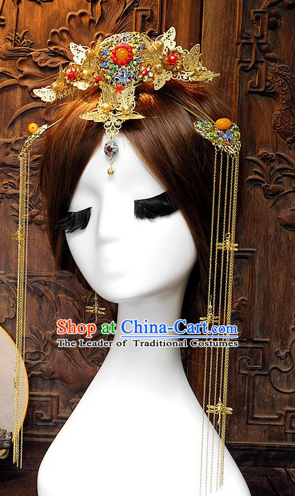 Ancient Chinese Empress Princess Queen Hair Style Accessories Hair Sticks Clips Hair Pin Hair Pieces Combs Ancient Chinese Chopsticks Asian Wedding Bridal Hair Ornaments