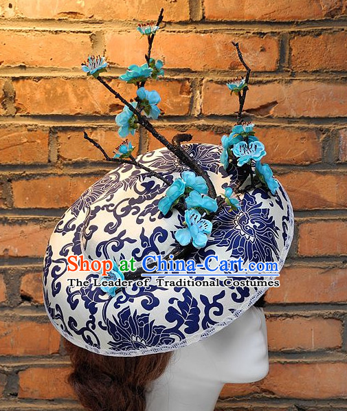 Top Handmade Flower Decoration Hat Dress Hat for Ladies