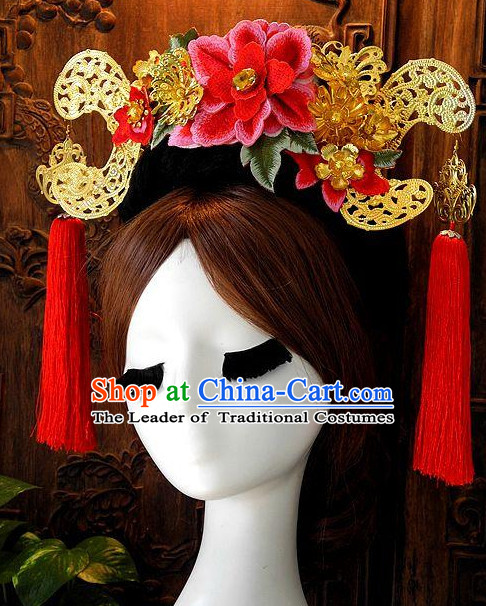 Ancient Chinese Empress Princess Queen Hair Style Accessories Hair Sticks Clips Hair Pin Hair Pieces Combs Ancient Chinese Chopsticks Asian Wedding Bridal Hair Ornaments Crown