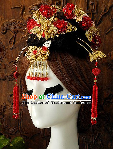 Ancient Chinese Empress Princess Queen Hair Style Accessories Hair Sticks Clips Hair Pin Hair Pieces Combs Ancient Chinese Chopsticks Asian Wedding Bridal Hair Ornaments Crown