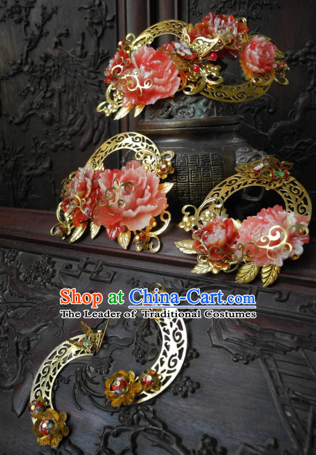 Ancient Chinese Empress Princess Queen Hair Style Accessories Hair Sticks Clips Hair Pin Hair Pieces Combs Ancient Chinese Chopsticks Asian Wedding Bridal Hair Ornaments Crown