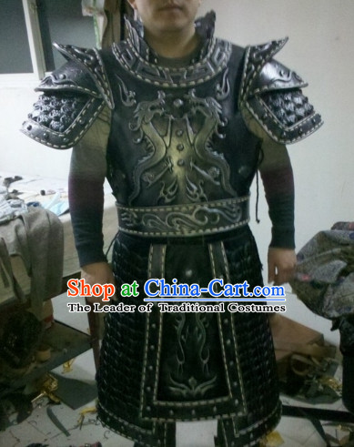 Chinese General Fighter Knight Ancient Armor Costumes Complete Set for Men