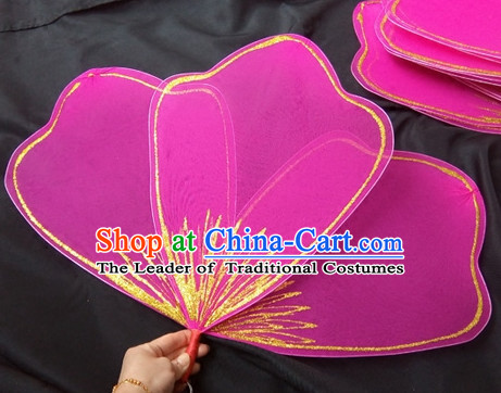 Peach Color Petal Fan Dance Props Props for Dance Dancing Props for Sale for Kids Dance Stage Props Dance Cane Props Umbrella Children Adults