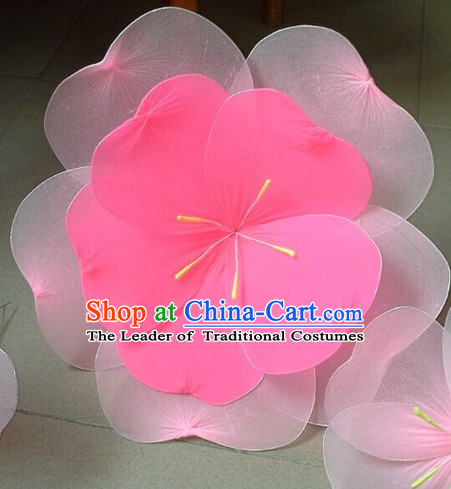 0.7 Meter Double Layers Peach Flower Dance Props Props for Dance Dancing Props for Sale for Kids Dance Stage Props Dance Cane Props Umbrella Children Adults