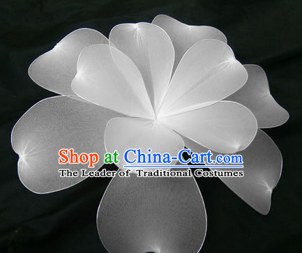 Big White Flower Dance Props Props for Dance Dancing Props for Sale for Kids Dance Stage Props Dance Cane Props Umbrella Children Adults