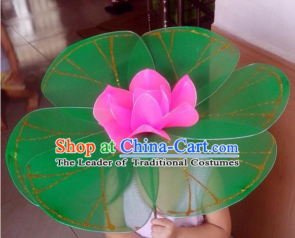 Handmade Lotus Flower Dance Props Props for Dance Dancing Props for Sale for Kids Dance Stage Props Dance Cane Props Umbrella Children Adults