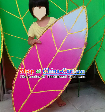 Handmade Big Lotus Leaf Dance Props Props for Dance Dancing Props for Sale for Kids Dance Stage Props Dance Cane Props Umbrella Children Adults