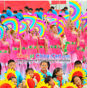 Traditional Chinese Colorful Dance Fan