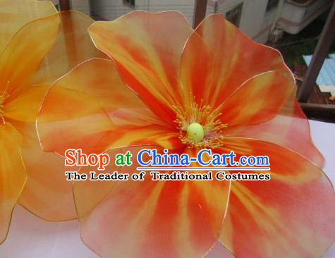 Traditional Chinese Handmade Flower Dance Props and Decorations