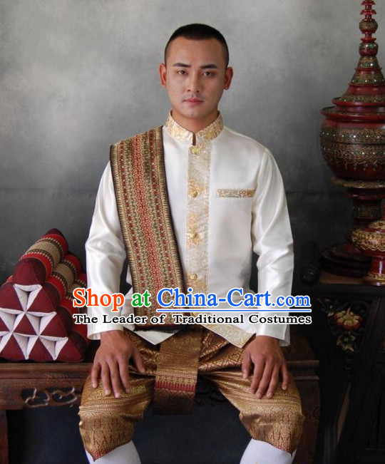 Traditional National Thai Dress Thai Traditional Dress Dresses Wedding Dress online for Sale Thai Clothing Thailand Clothes for Men Boys Youth